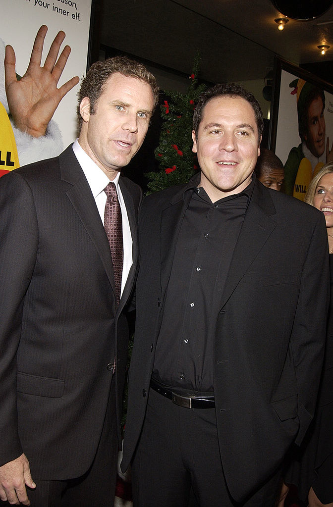 Will Ferrell and director Jon Favreau during &quot;Elf&quot; New York City Premiere