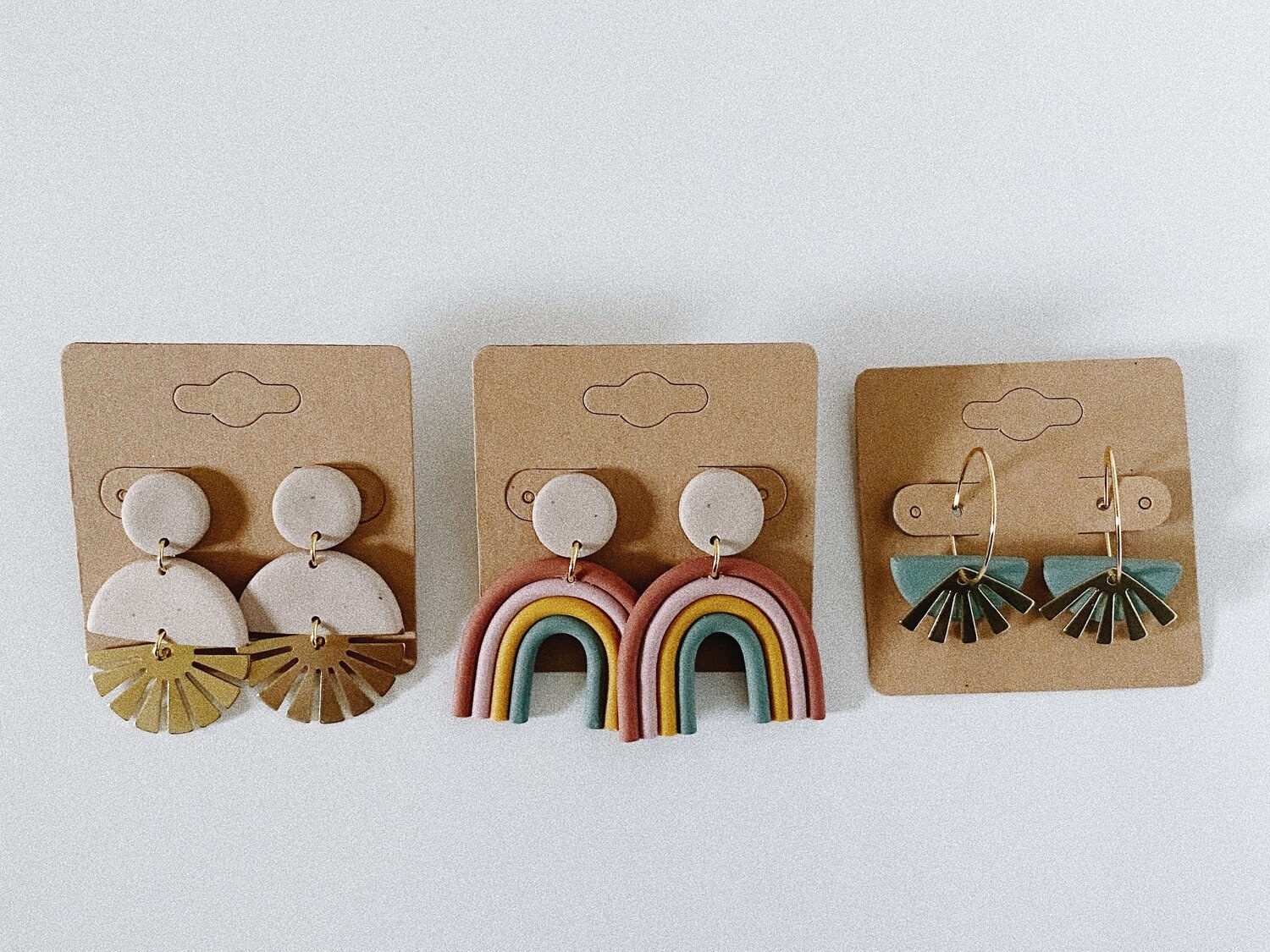 A selection of earrings from Milk and Honey