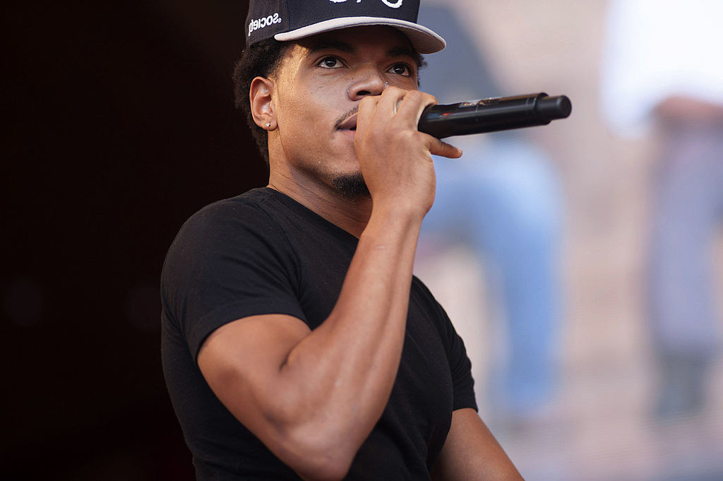 Chance the Rapper performs onstage