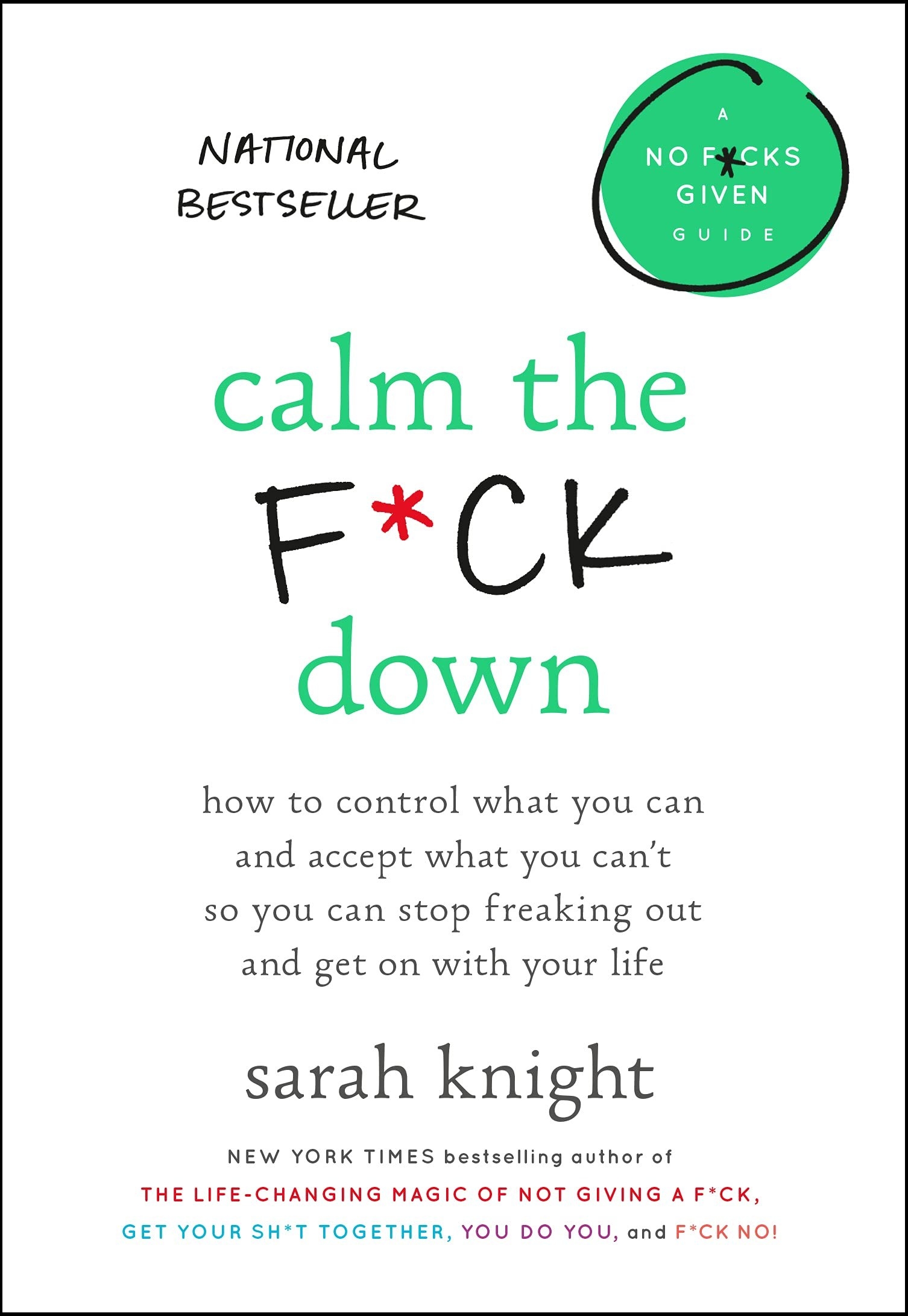 the cover of calm the f*ck down