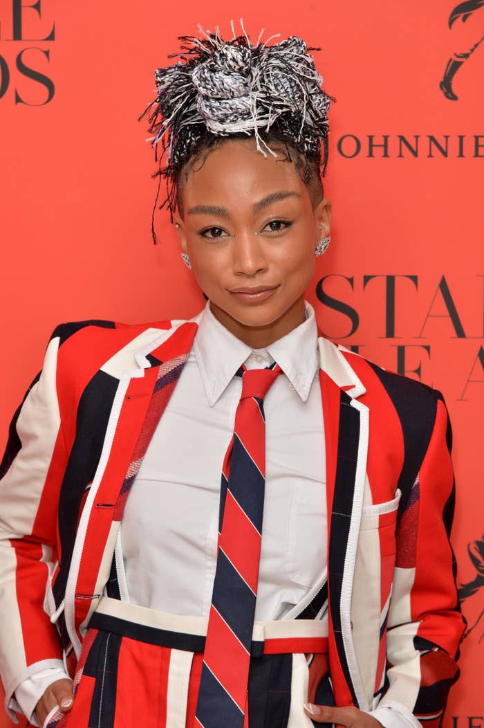 Tati Gabrielle on the red carpet