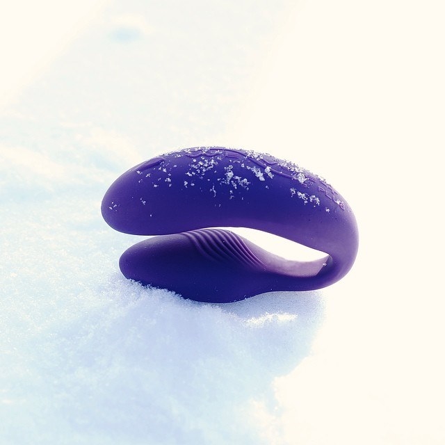 Snow-covered purple We-Vibe Unite vibrator