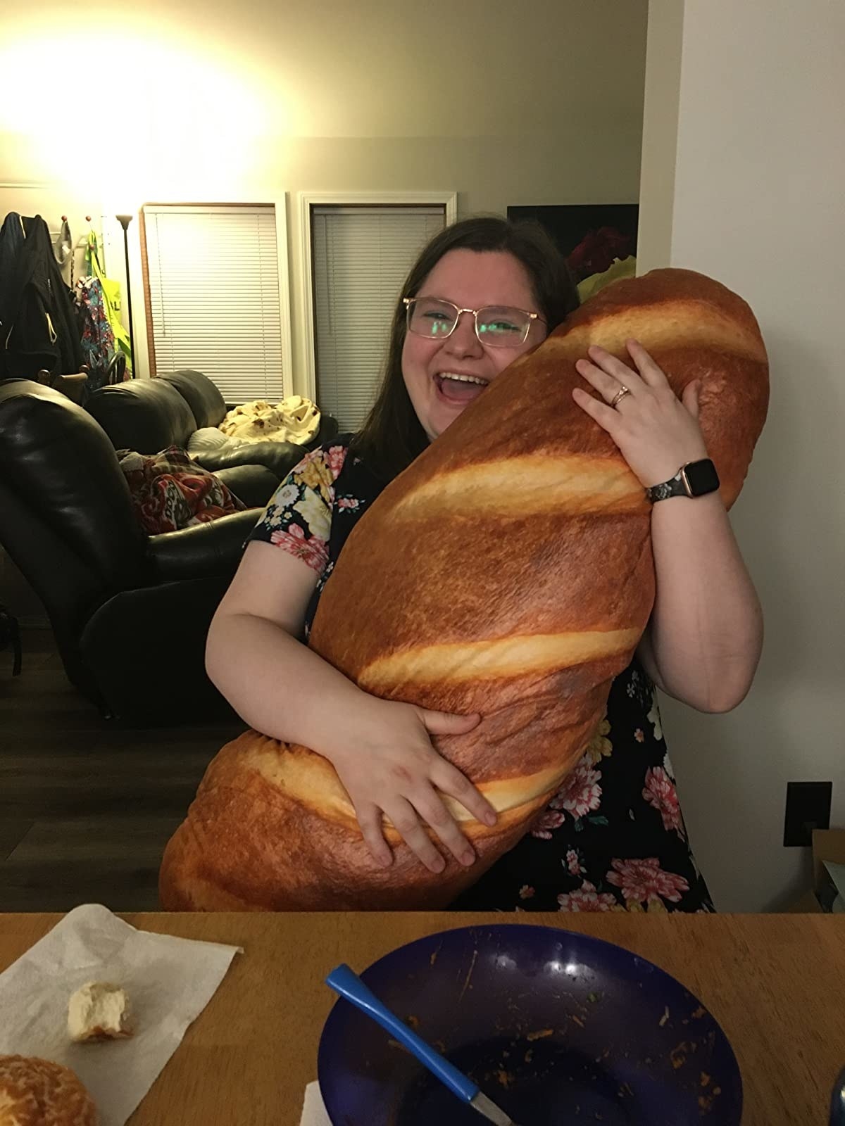 big bread pillow