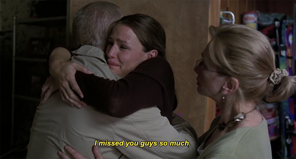 Jenna hugs her parents, the first time she&#x27;s seen them since she woke up as a 30-year-old in &quot;13 Going on 30&quot;