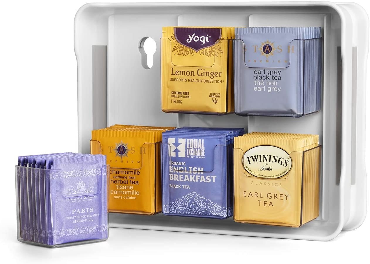 Tea carrier can hold up to 40 bags