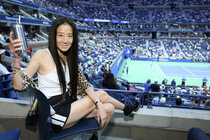 Vera Wang at the US Open