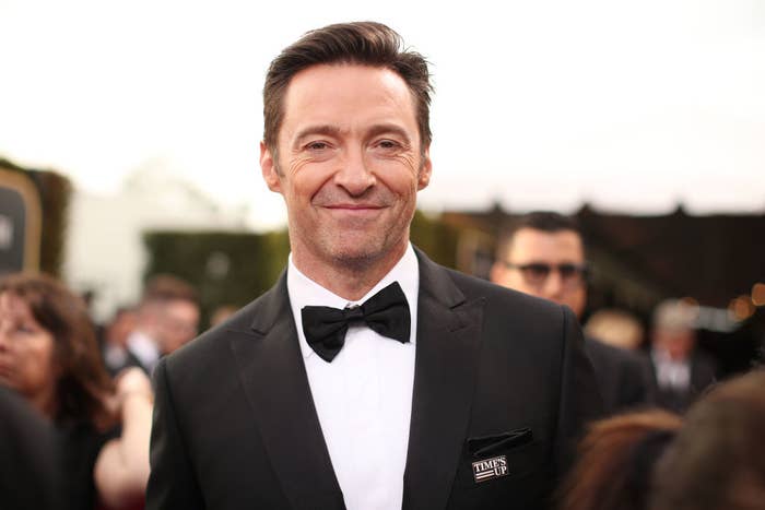 Hugh Jackman arrives to the 75th Annual Golden Globe Awards