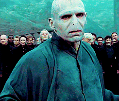 Voldemort looking angry