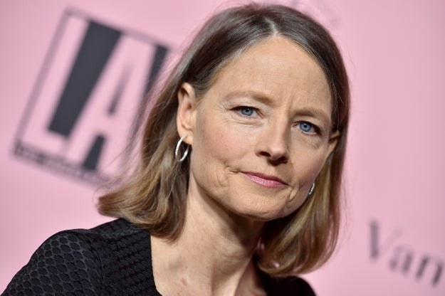 Jodie Foster on the red carpet