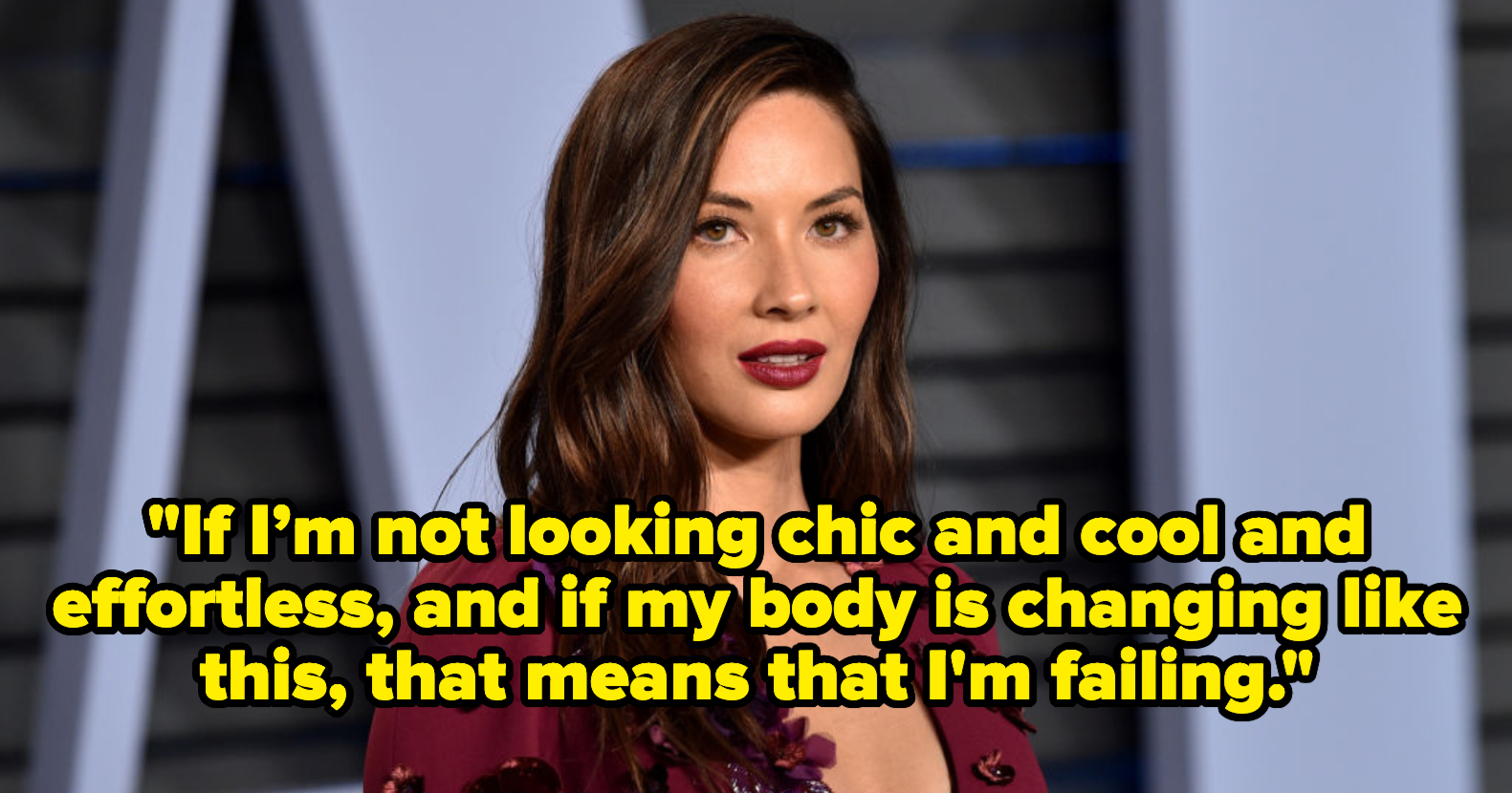 Olivia Munn On Pregnancy Body Image Insecurities