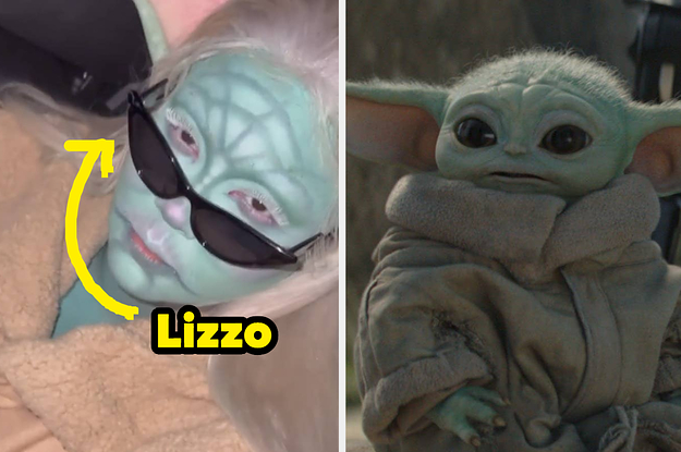 Lizzo's Baby Yoda Costume Is Absolutely Destroying Me