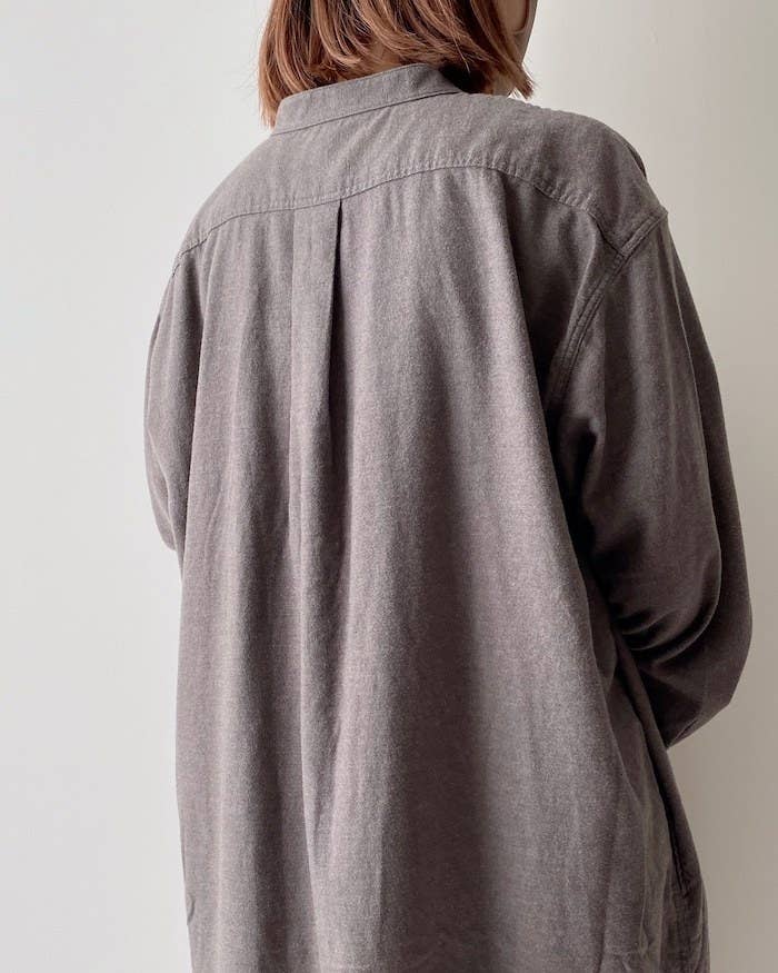 気持ち良すぎて脱ぎたくない 無印良品の シャツワンピ ふわふわの肌触りに癒されます