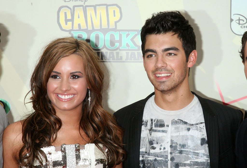 Demi and Joe at a Camp Rock 2: The Final Jam event