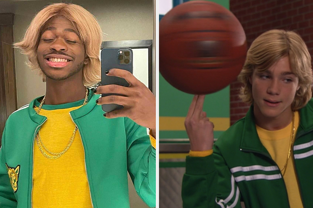 Lil Nas X Dressed Up As The Basketball Guy From "Ned's Declassified School Survival Guide" For Halloween, And — Respectfully — Everyone Can Pack It Up And Go Home