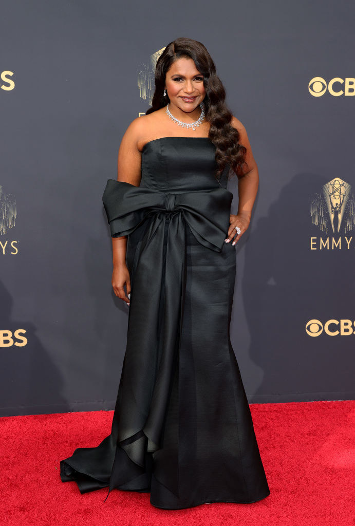 Mindy Kaling attends the 73rd Primetime Emmy Awards
