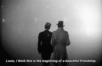 Rick tells Louis, "I think this is the beginning of a beautiful friendship"