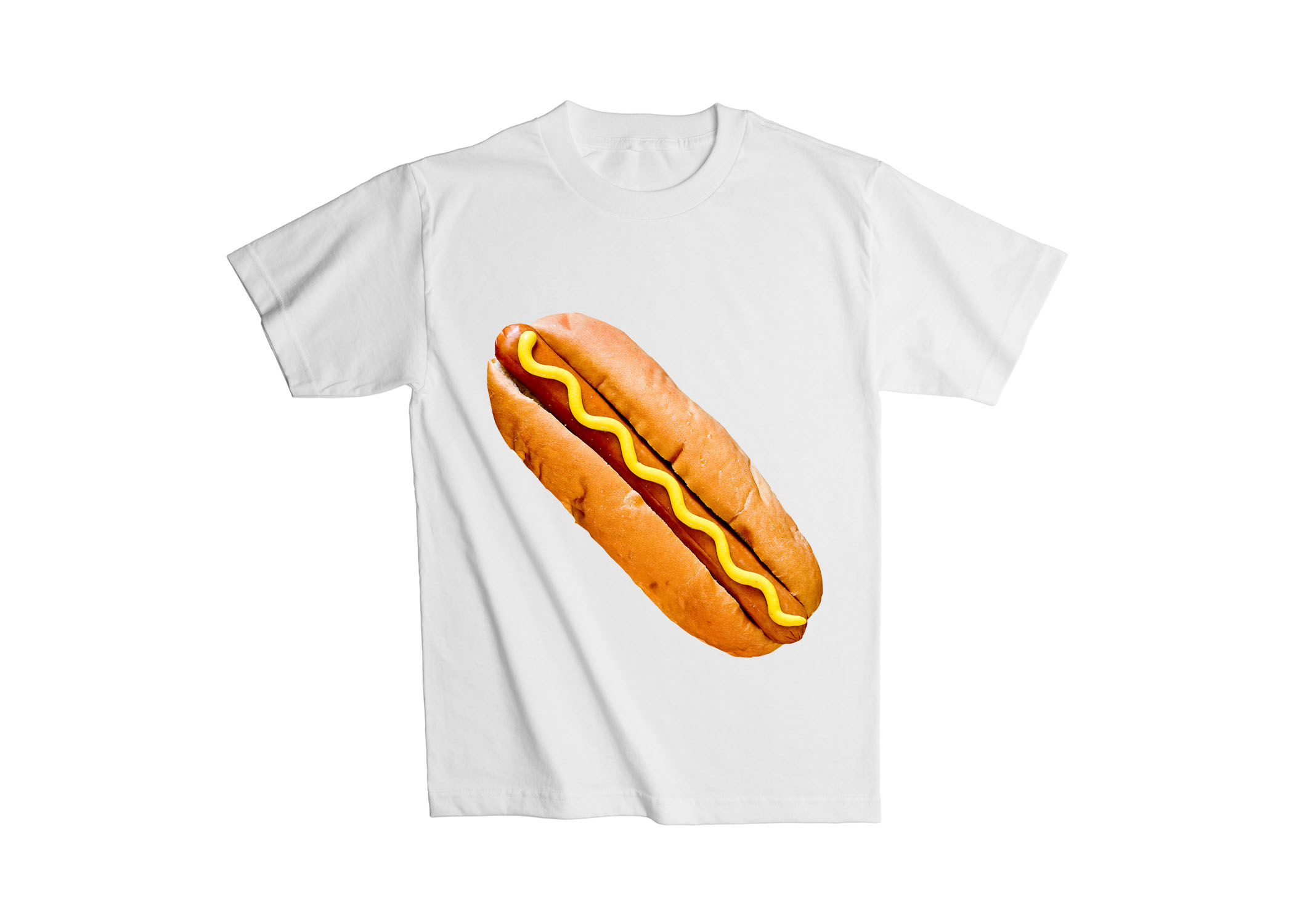 hotdog on a shirt