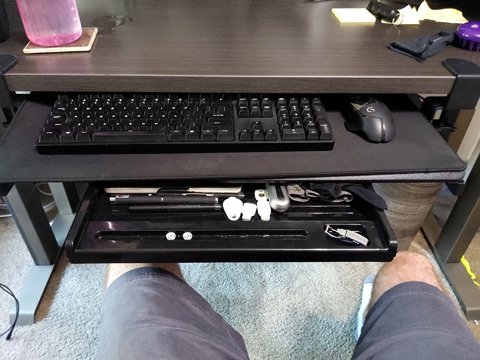 15 Best Under Desk Keyboard Trays That, Pull Out Desk Drawer For Keyboard