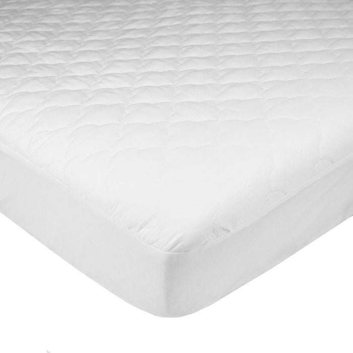 White mattress pad