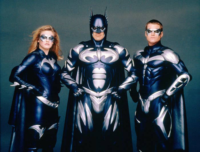 A promotional photo of George in his batman outfit