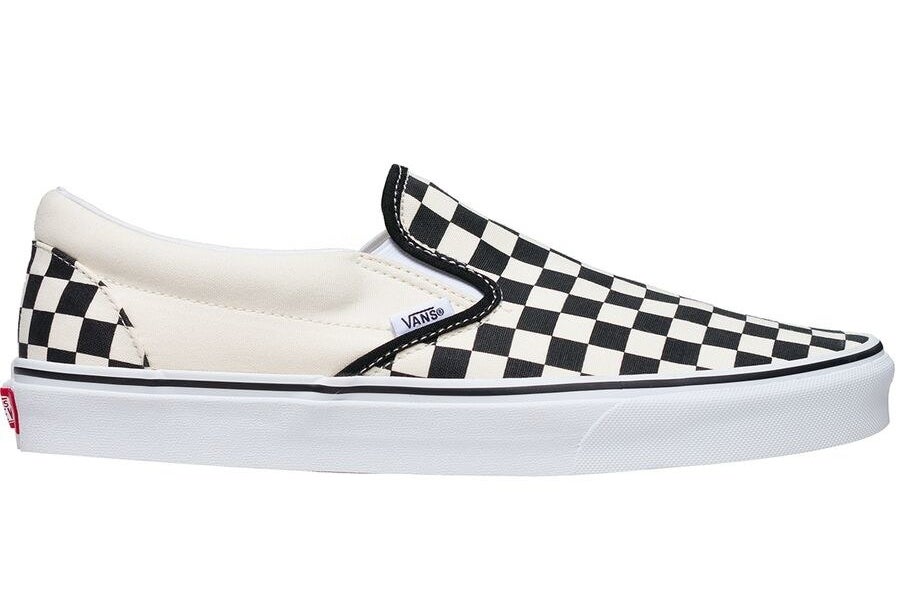 Black and white checkered vans