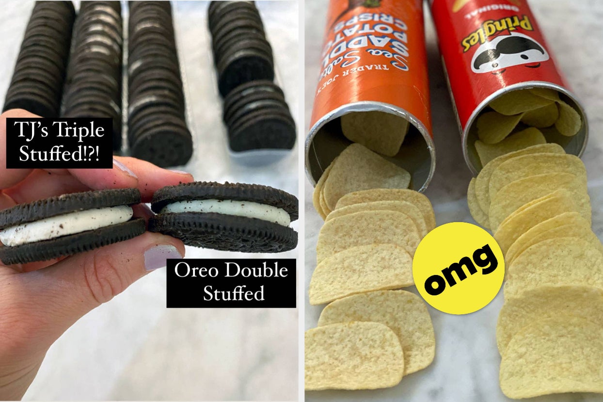 As An Absolute Trader Joe's Fanatic, I Compared 16 Popular TJ's "Knock-Offs" To Their Brand Name Counterparts thumbnail