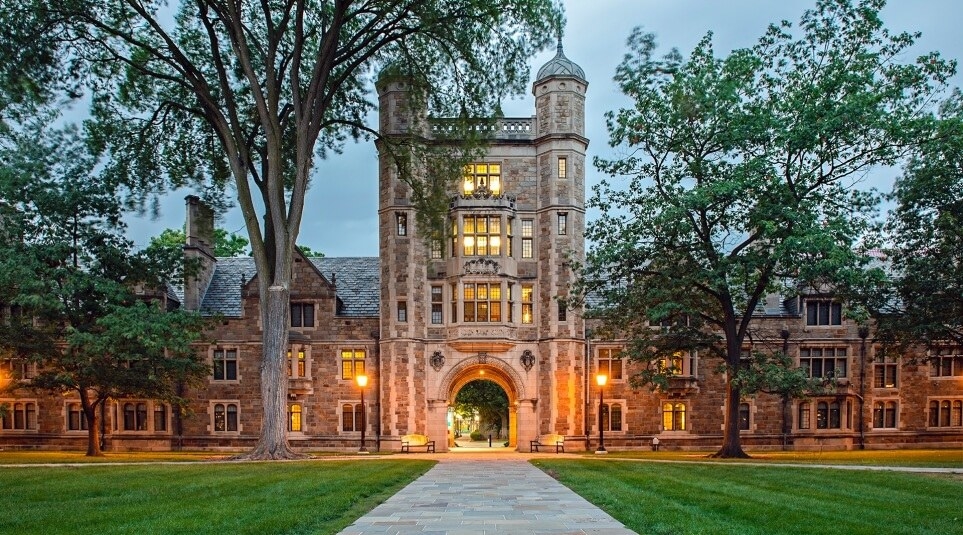 Photo of the law school on the University of Michigan campus