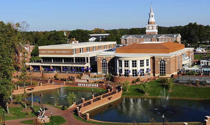 Photo of an on campus center at High Point University
