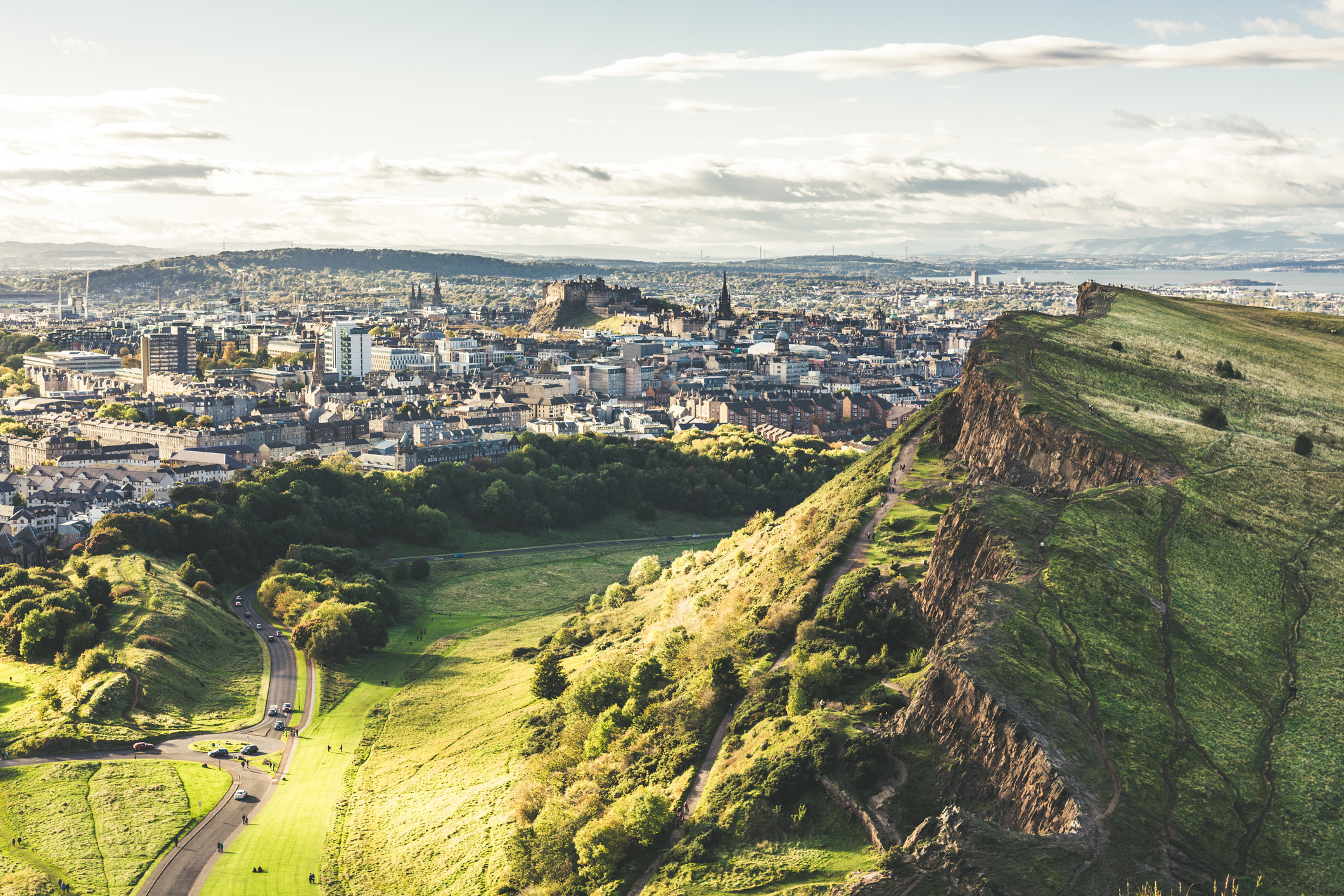 A view of Edinburgh City.