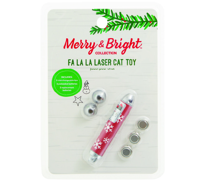 laser pointer with snowflakes on it