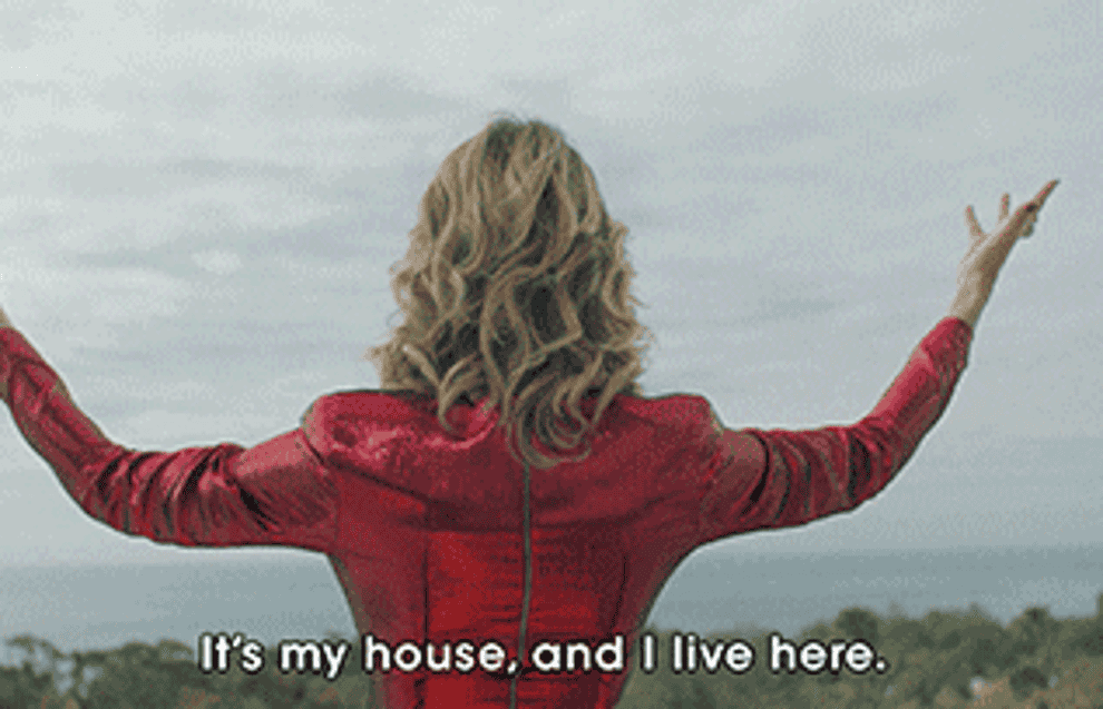 &quot;It&#x27;s my house and i live here&quot; GIF