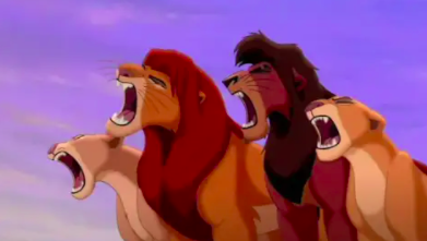 a screenshot of lions