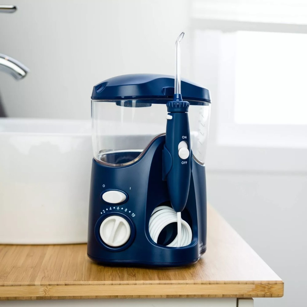 The Waterpik in the color Blue