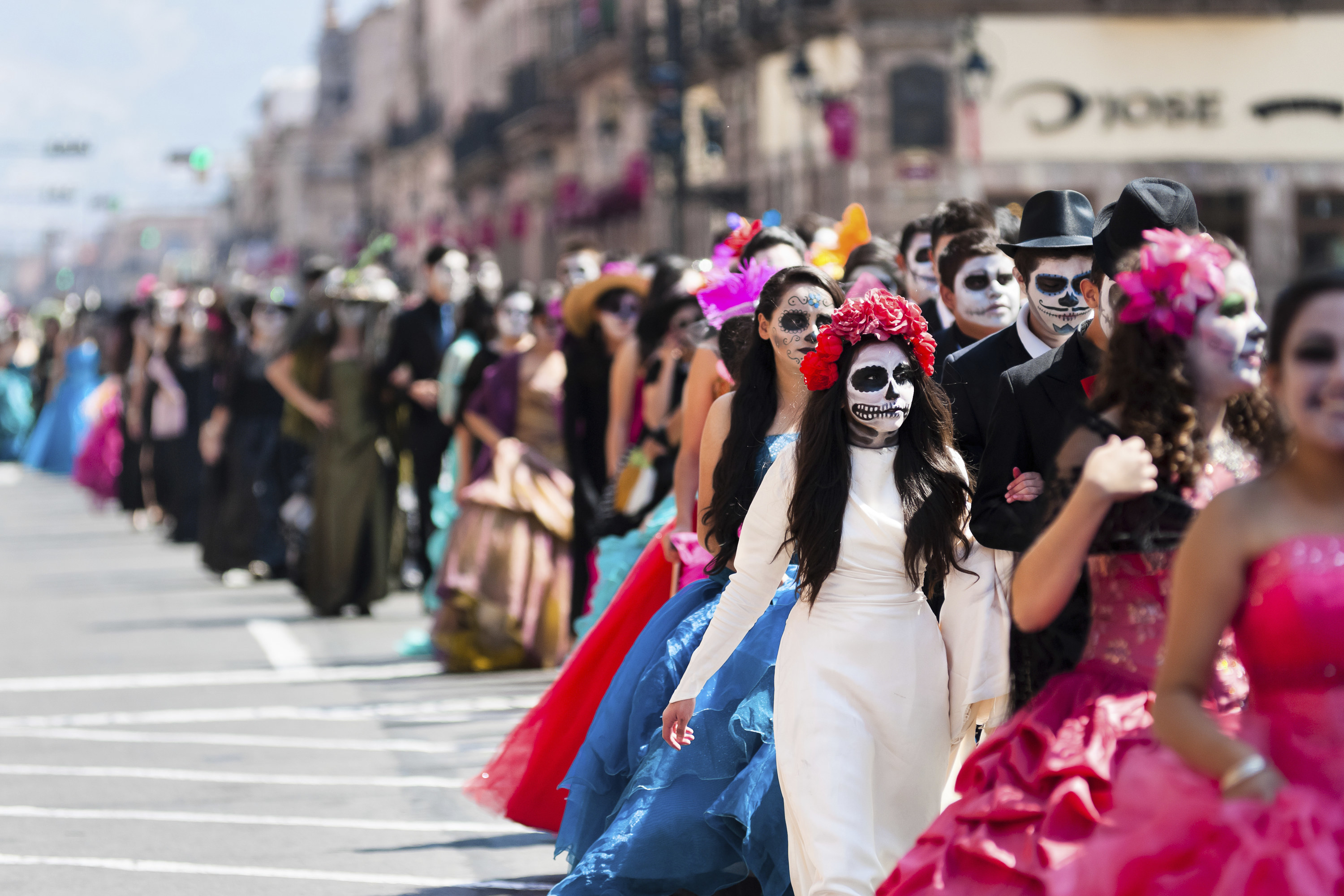 Día De Muertos Means Celebration In Mexico