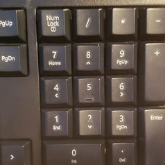 Cleaner keyboard after using the gel