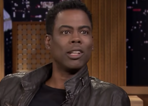 Chris Rock being interviewed