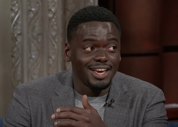 Daniel Kaluuya being interviewed