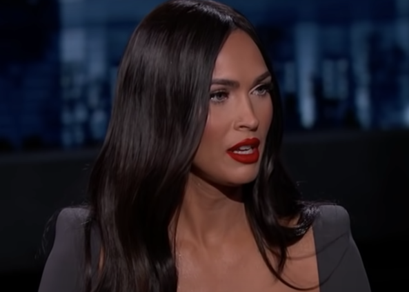 Megan Fox being interviewed