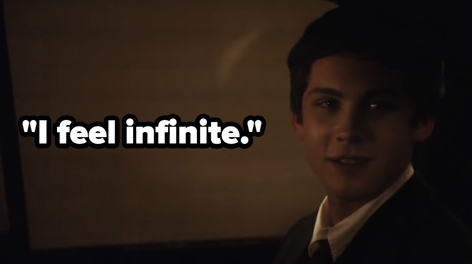 Charlie says &quot;I feel infinite&quot;
