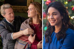 Cary Elwes and Brooke Shields in Castle for Christmas and Vanessa Hudgens in The Princess Switch 3