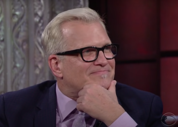 Drew Carey being interviewed