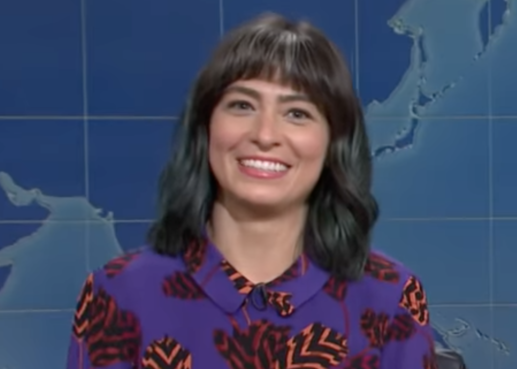 Melissa Villaseñor being interviewed