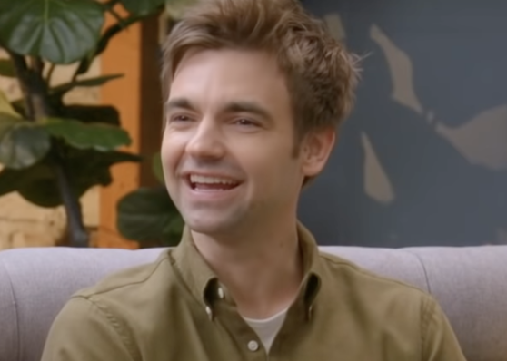 Drew Tarver being interviewed