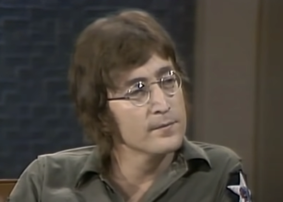 John Lennon being interviewed