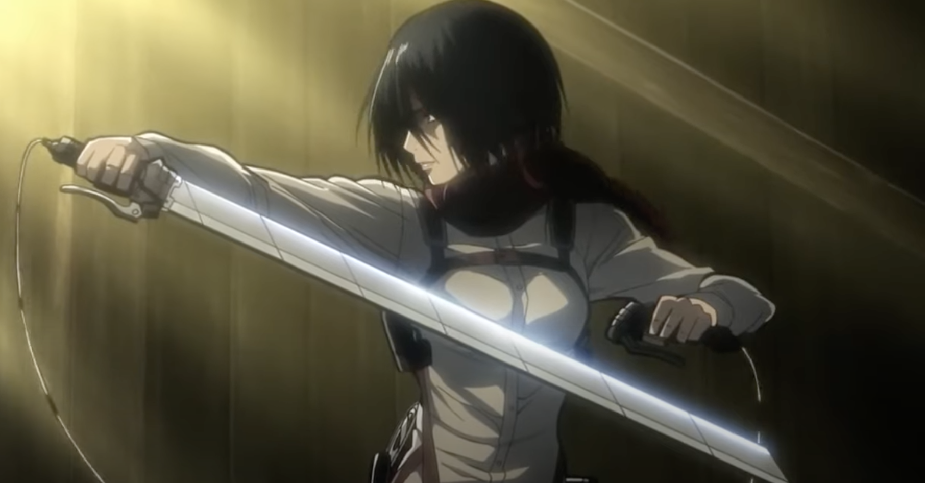 An anime character wielding a sword