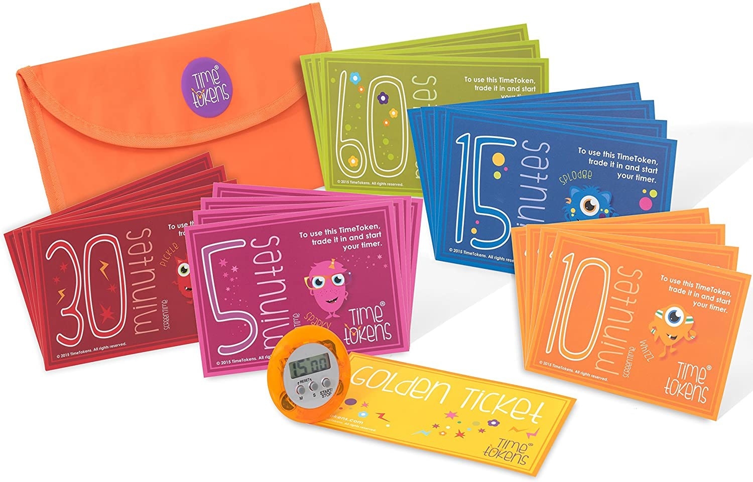 Award Winning Fun and Simple Educational System to Limit your Childs Screen Time TimeTokens Box, Teale Time Tokens