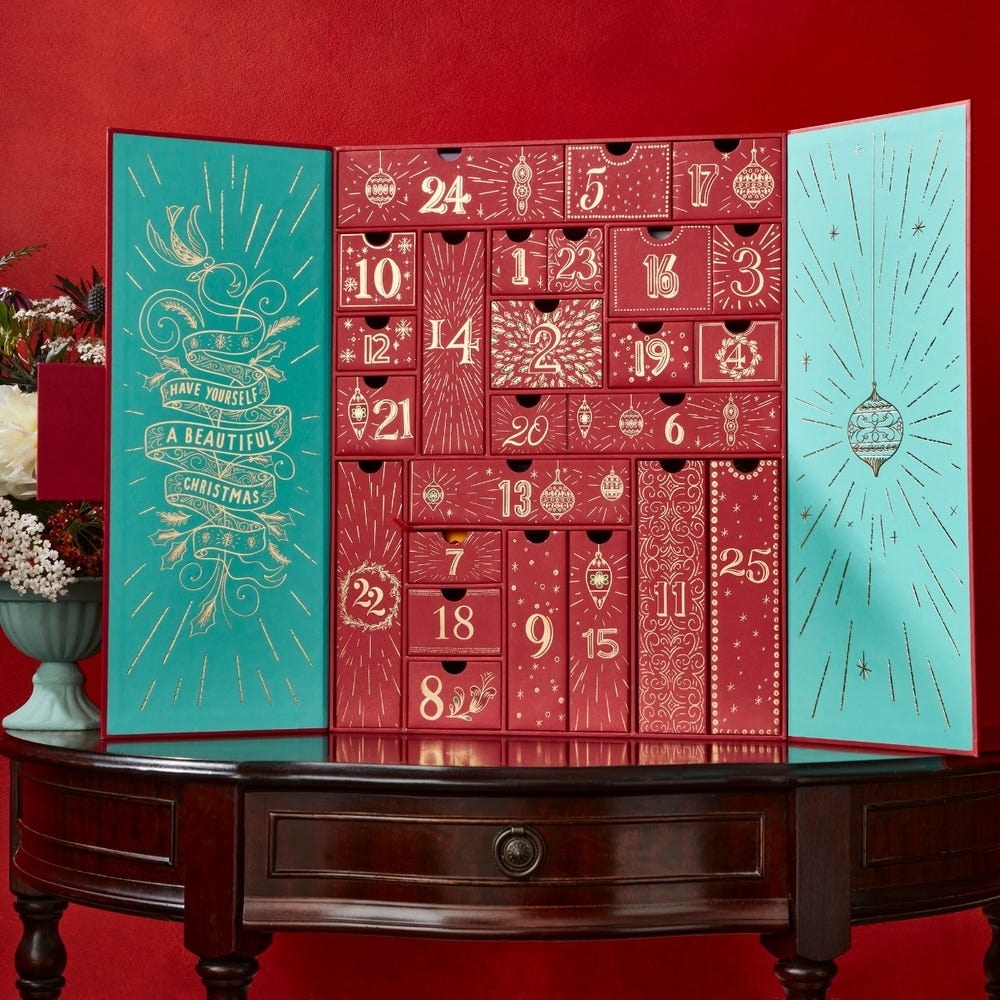 Fortnum & Mason Beauty Advent Calendar Review - Blush Suede