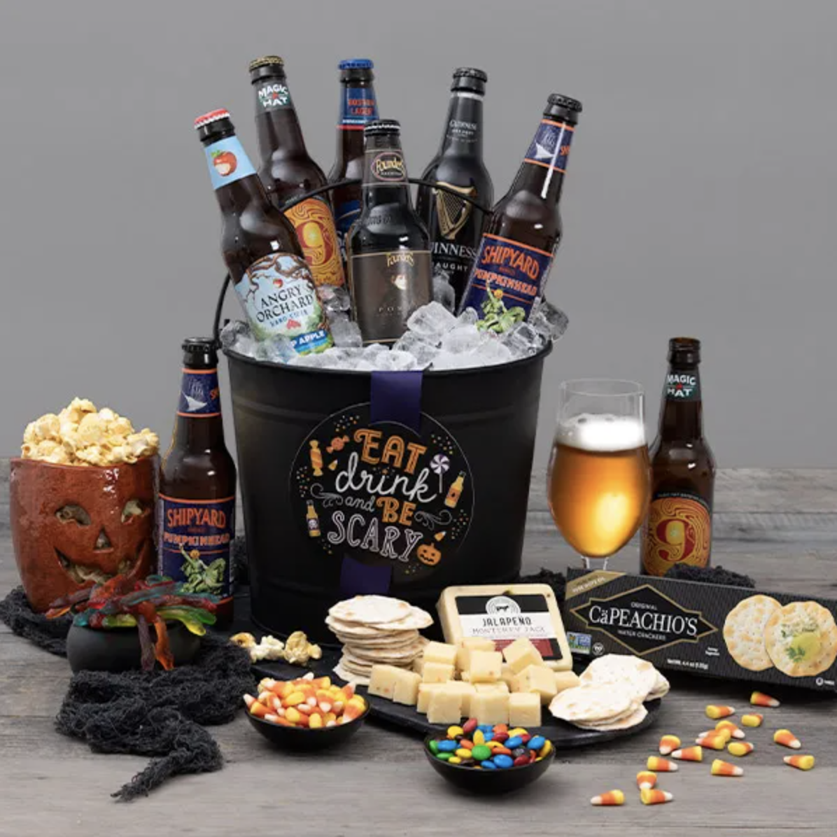 The &quot;Eat, Drink, and Be Scary&quot; beer bucket