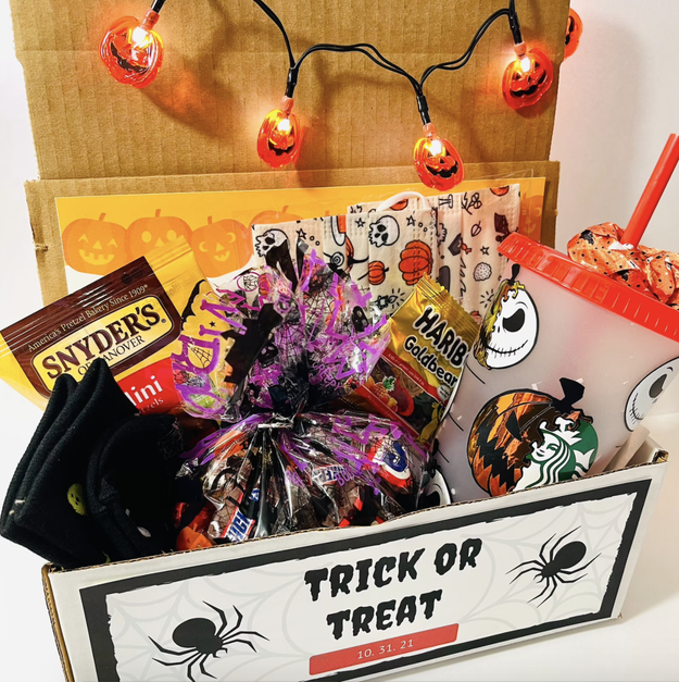 The Friendly Ghost Halloween Gift Basket – Boston Gift Baskets