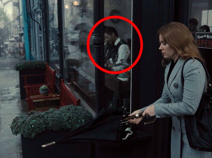 Zach Snyder in the background of an Amy Adams scene in &quot;Justice League&quot;